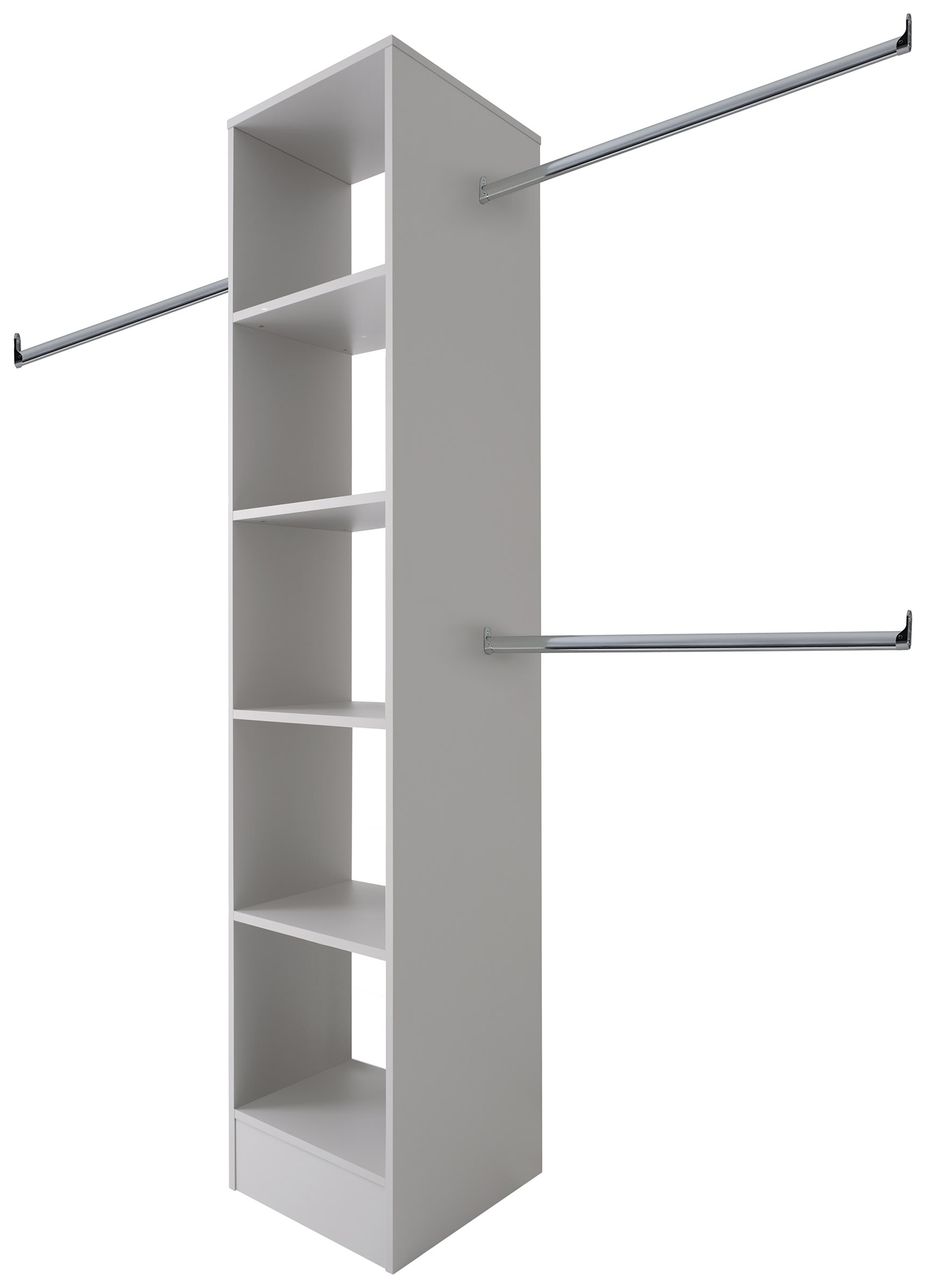 Spacepro Wardrobe Storage Kit Tower Unit Cashmere 450mm Wickes.co.uk