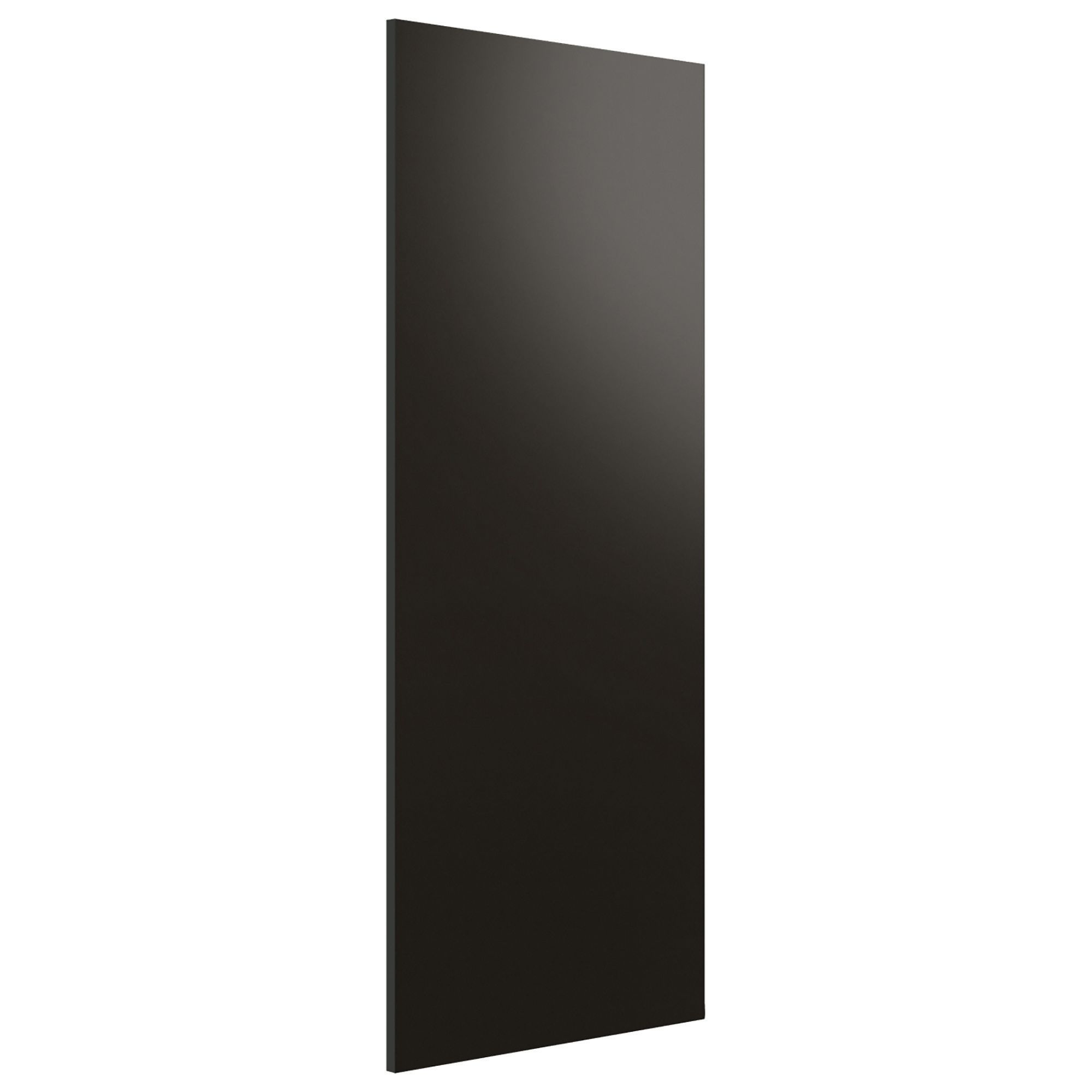 Spacepro Wardrobe End Panel Black - 2800mm x