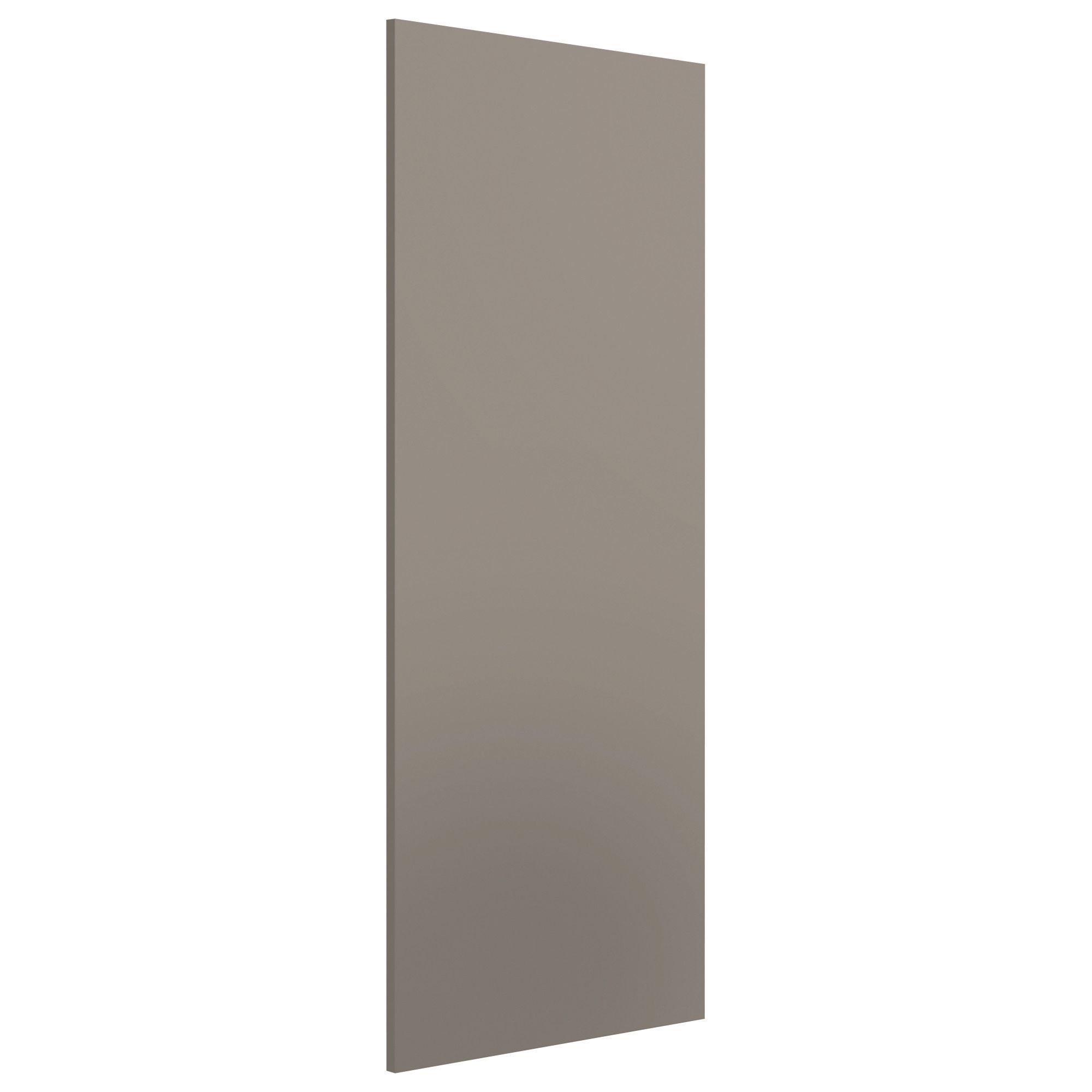 Image of Spacepro Wardrobe End Panel Stone Grey - 2800mm x 620mm x 18mm with Fixing Blocks