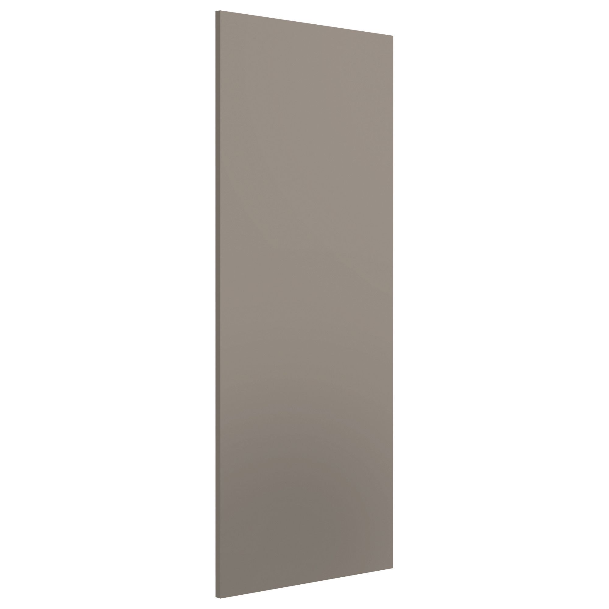 Spacepro Wardrobe End Panel Stone Grey - 2800mm x 620mm x 18mm with Fixing Blocks