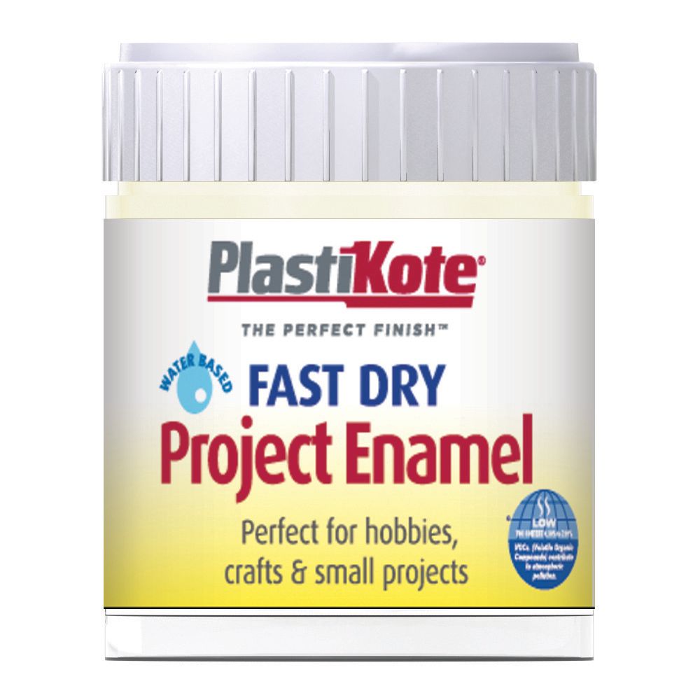 Image of Plastikote Fast Dry Brush On Enamel - Creme De La Creme 59ml