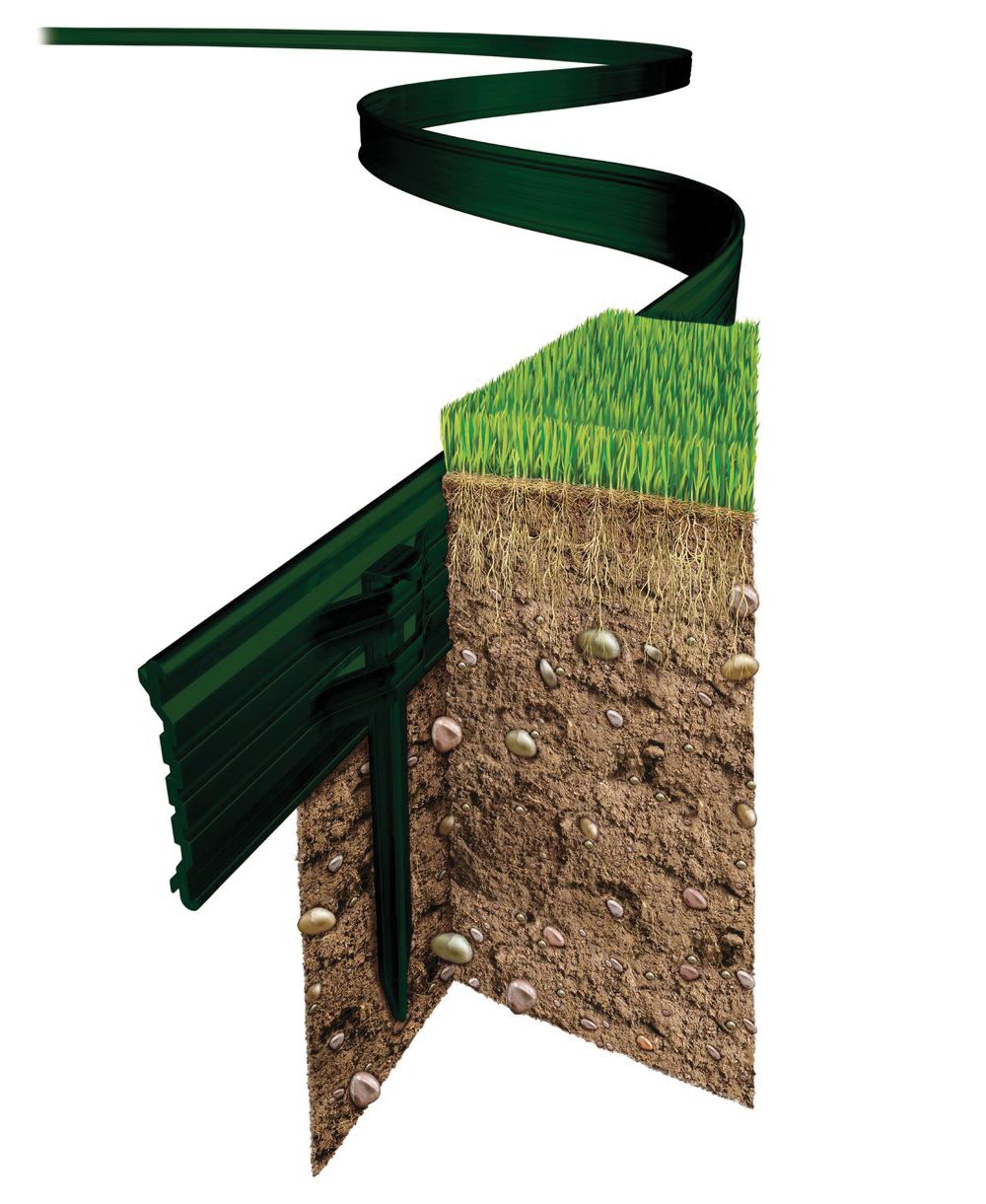 Swift Edge Green Garden Edging Kit - 18m