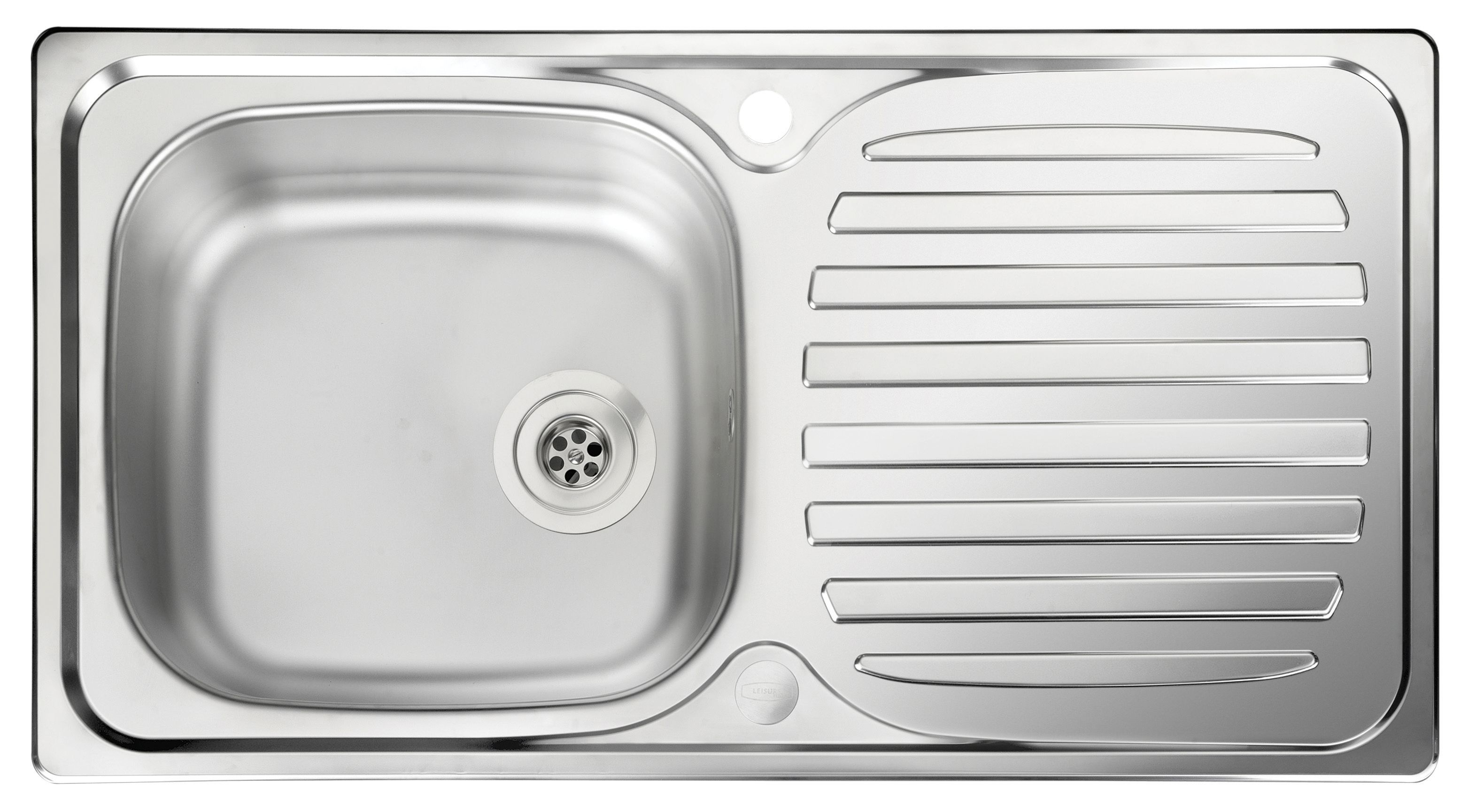 Leisure Euroline 1 Bowl Kitchen Sink - Stainless Steel