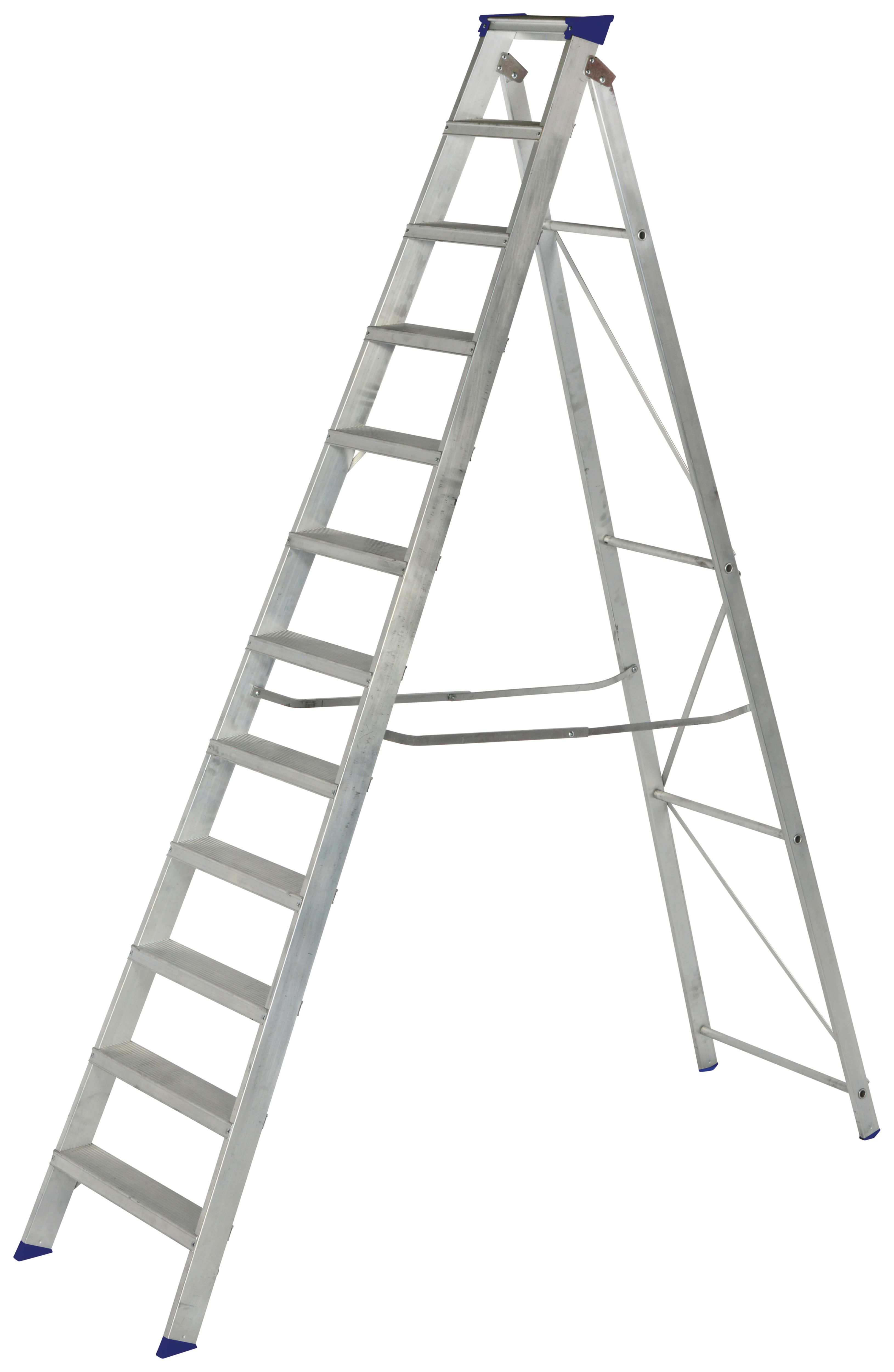 Werner MasterTrade 12 Tread Aluminium Swingback Stepladder