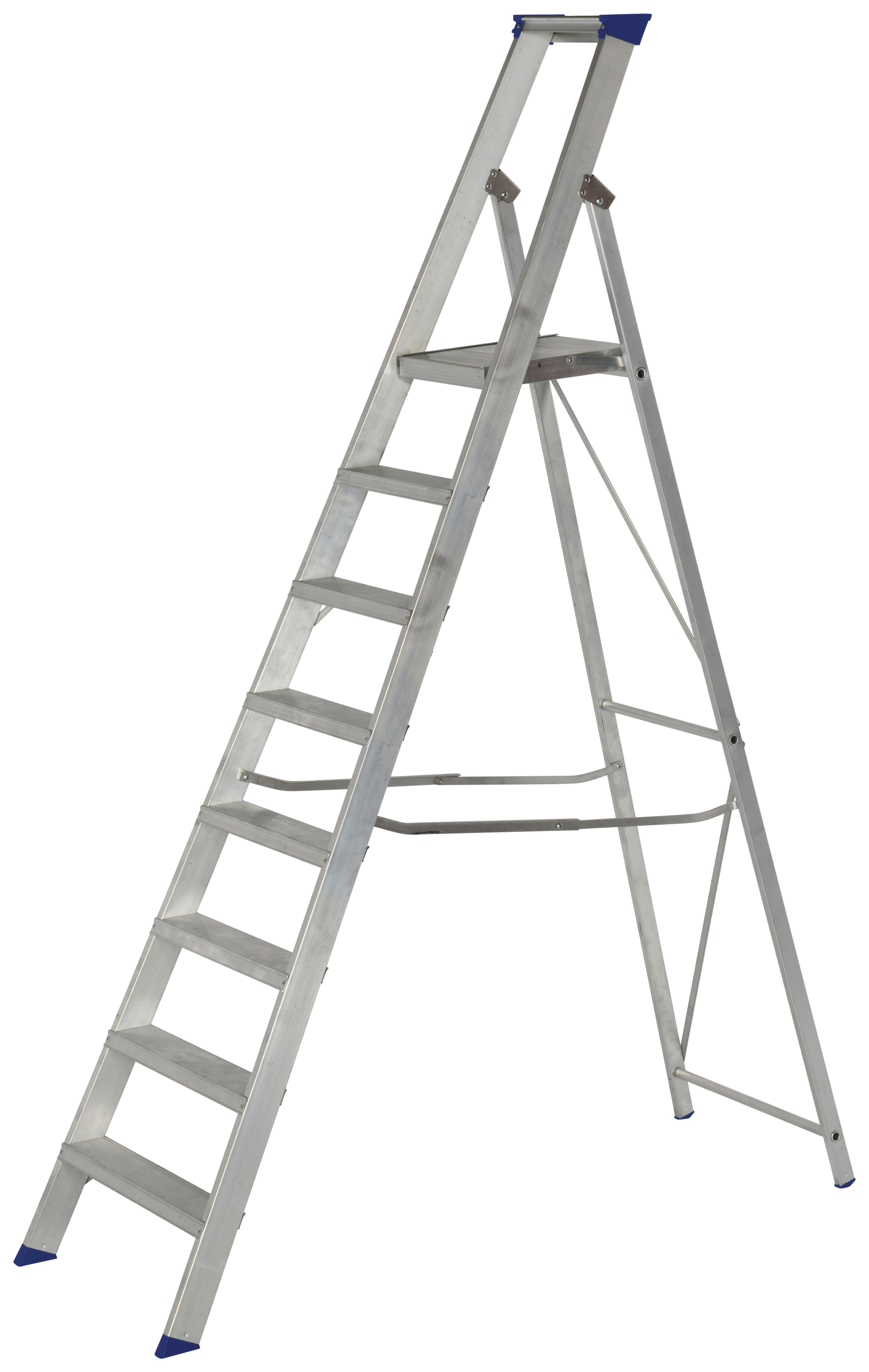 Werner MasterTrade 8 Tread Aluminium Platform Stepladder