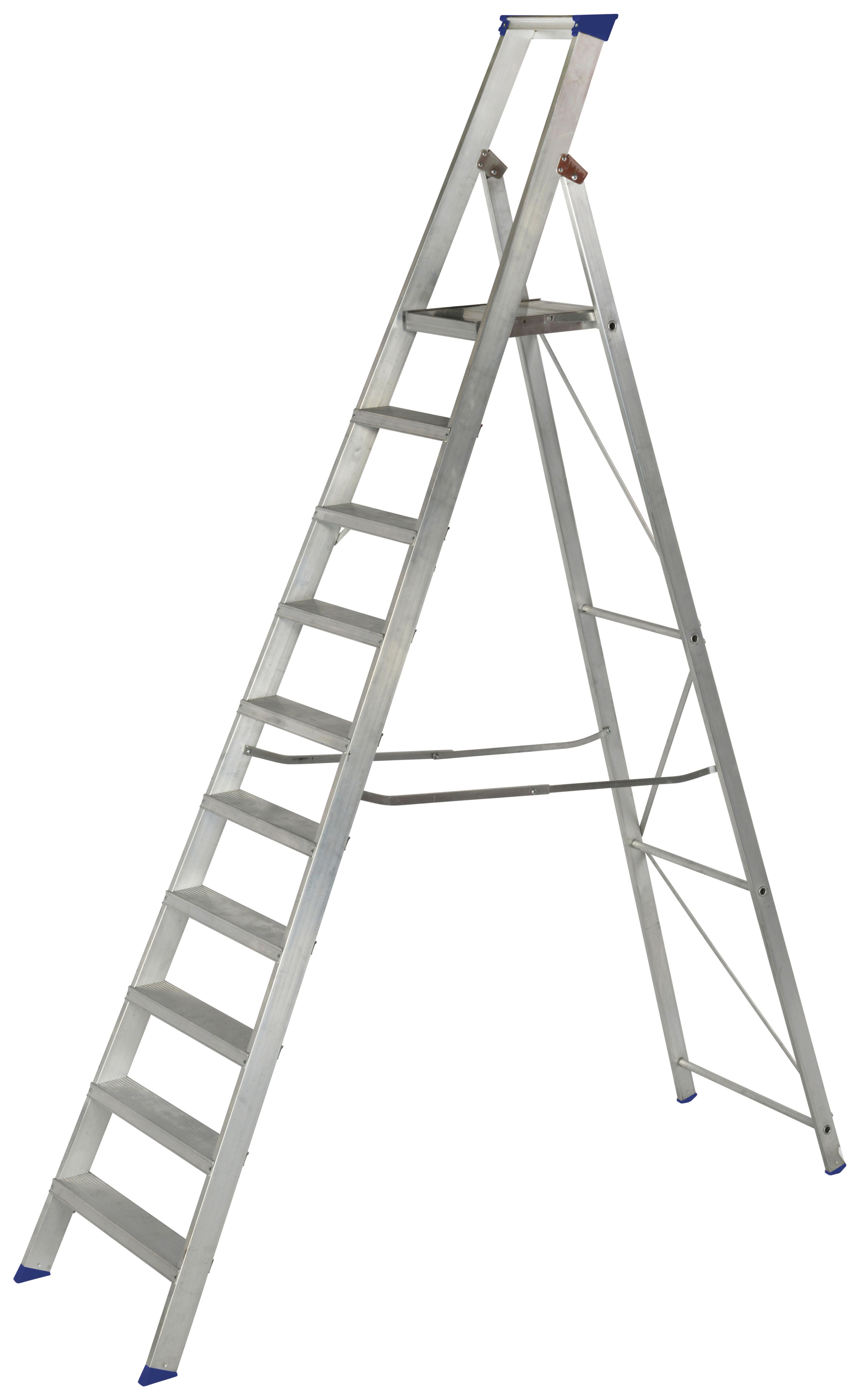 Werner MasterTrade 10 Tread Aluminium Platform Stepladder