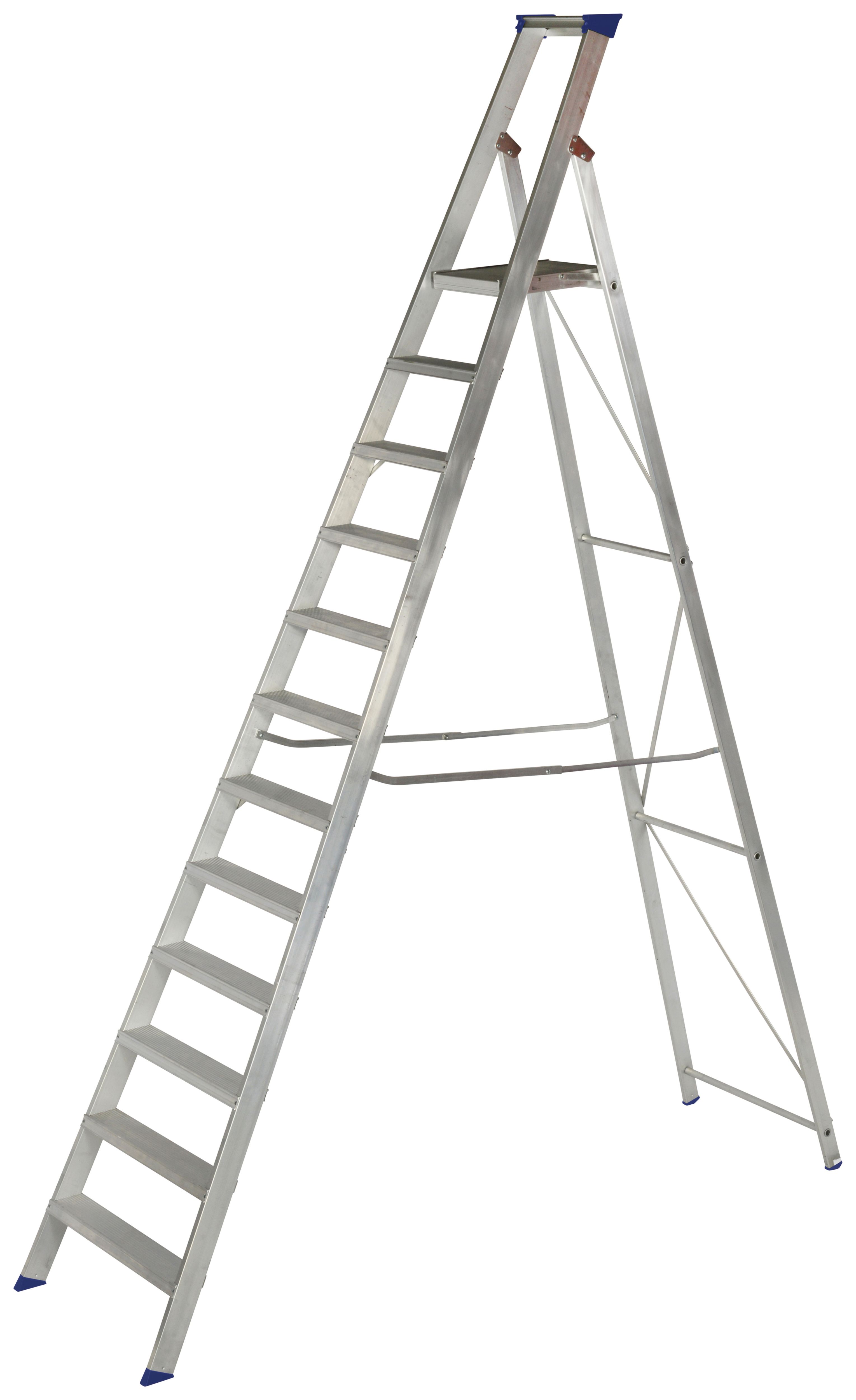 Werner MasterTrade 12 Tread Aluminium Platform Stepladder