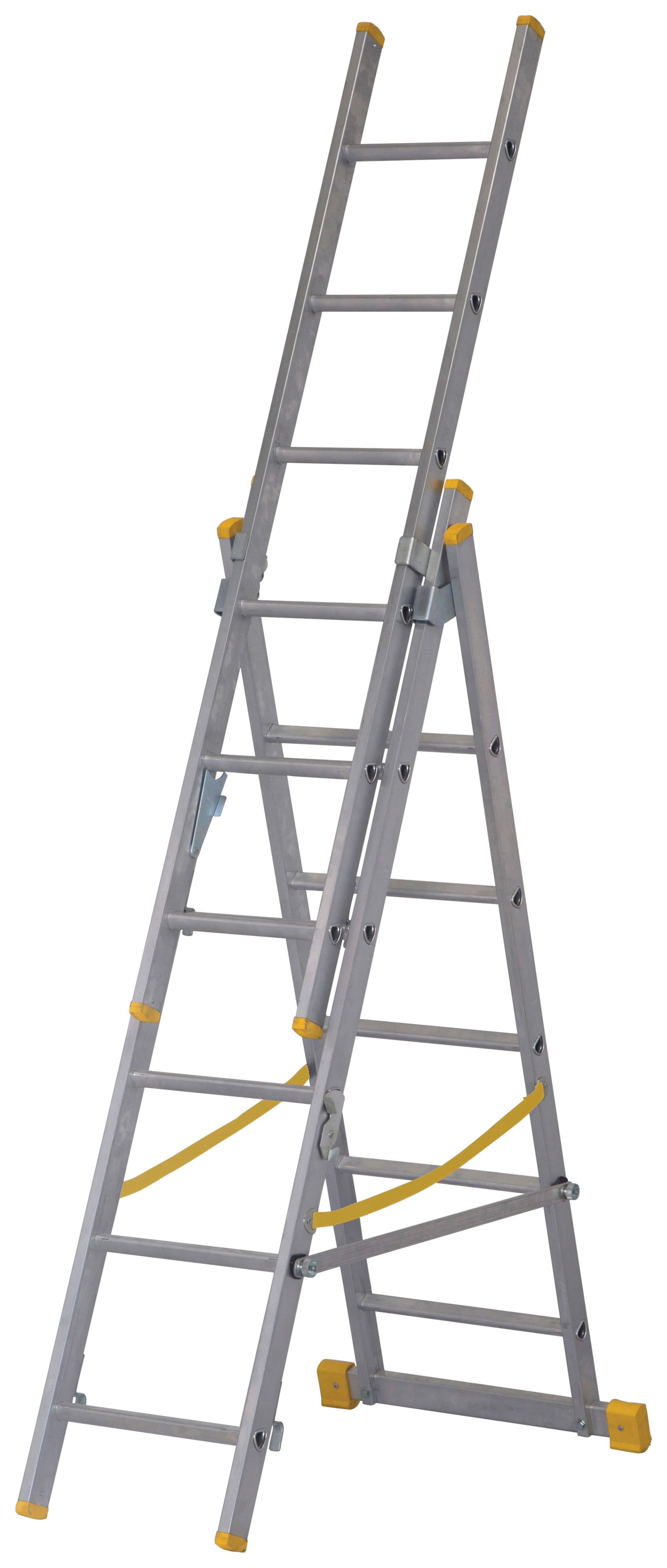 Werner ExtensionPLUS X4 3.78m Aluminium Combination Ladder