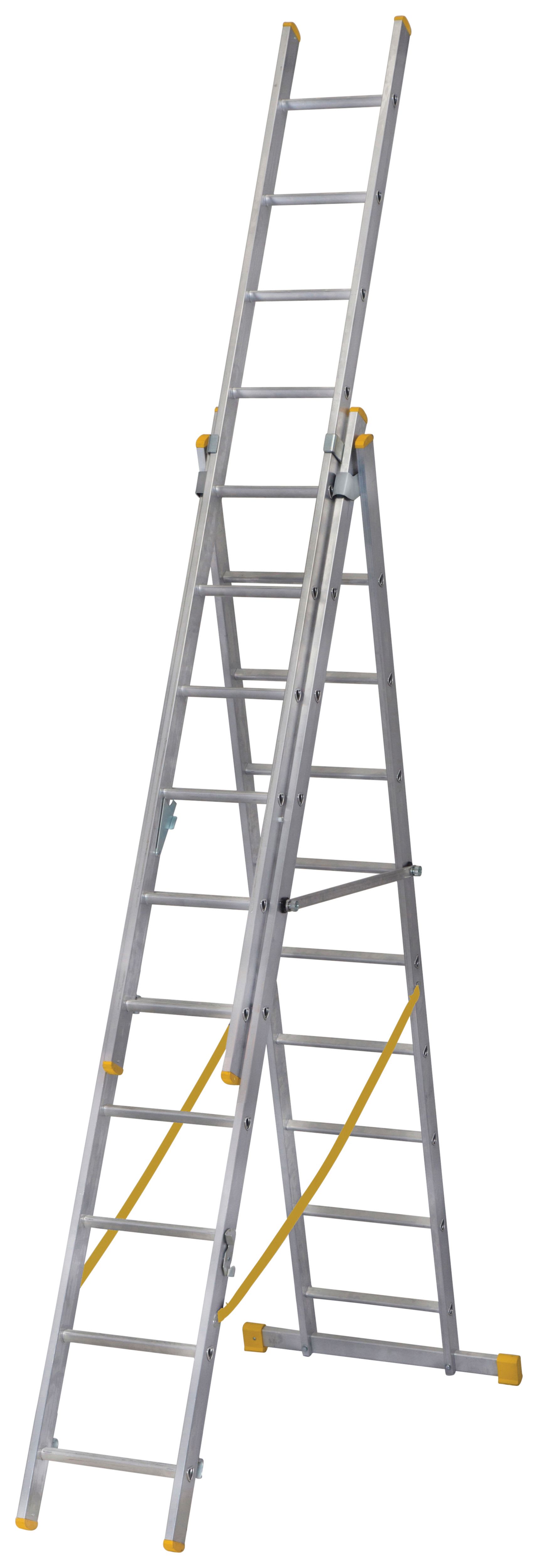 Werner ExtensionPLUS X4 6.86m Aluminium Combination Ladder Wickes.co.uk