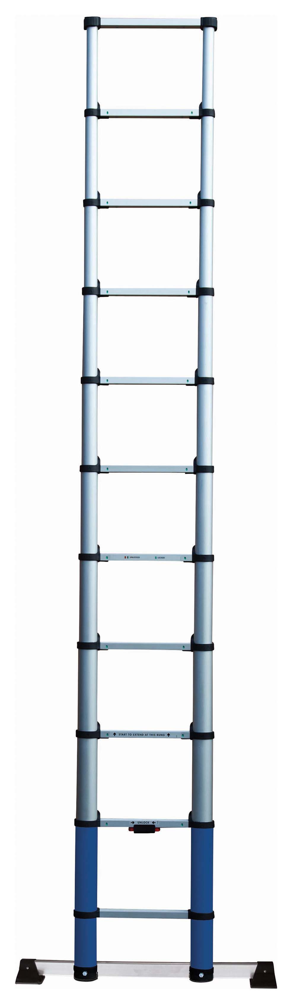 Image of Werner Telescopic 3.2m Aluminium Extension Ladder