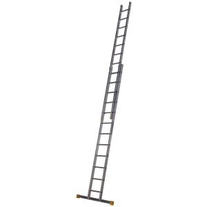 Werner D Rung 2 Section High Grade Aluminium Extension Ladder - Max Height 6.04m