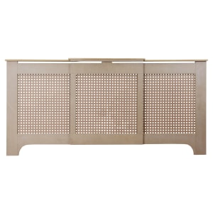 Wickes Halsted Large Adjustable Radiator Cover Unfinished - 1430-2000 mm
