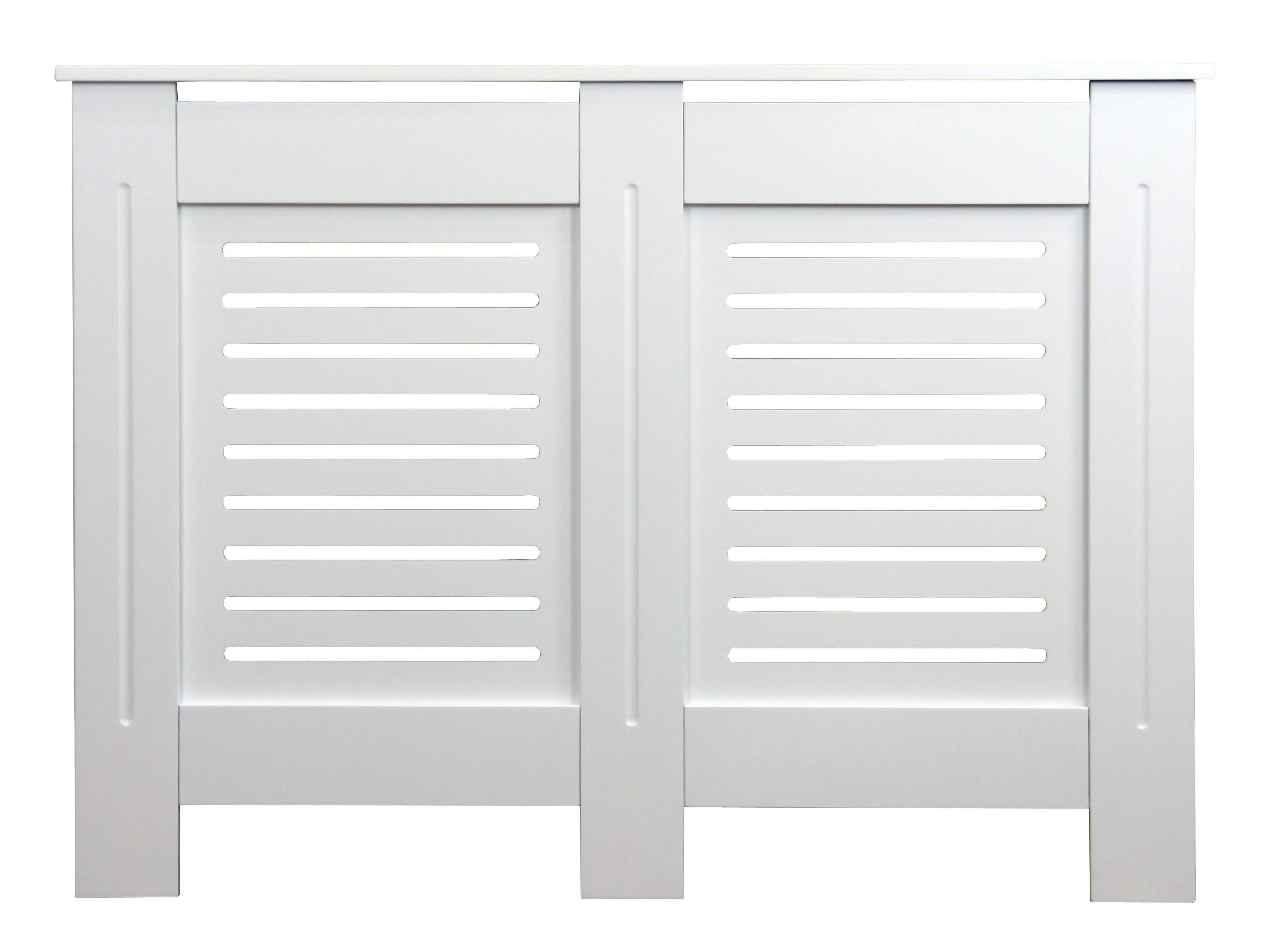 Image of Wickes Bellona Small Radiator Cover White - 1110 mm