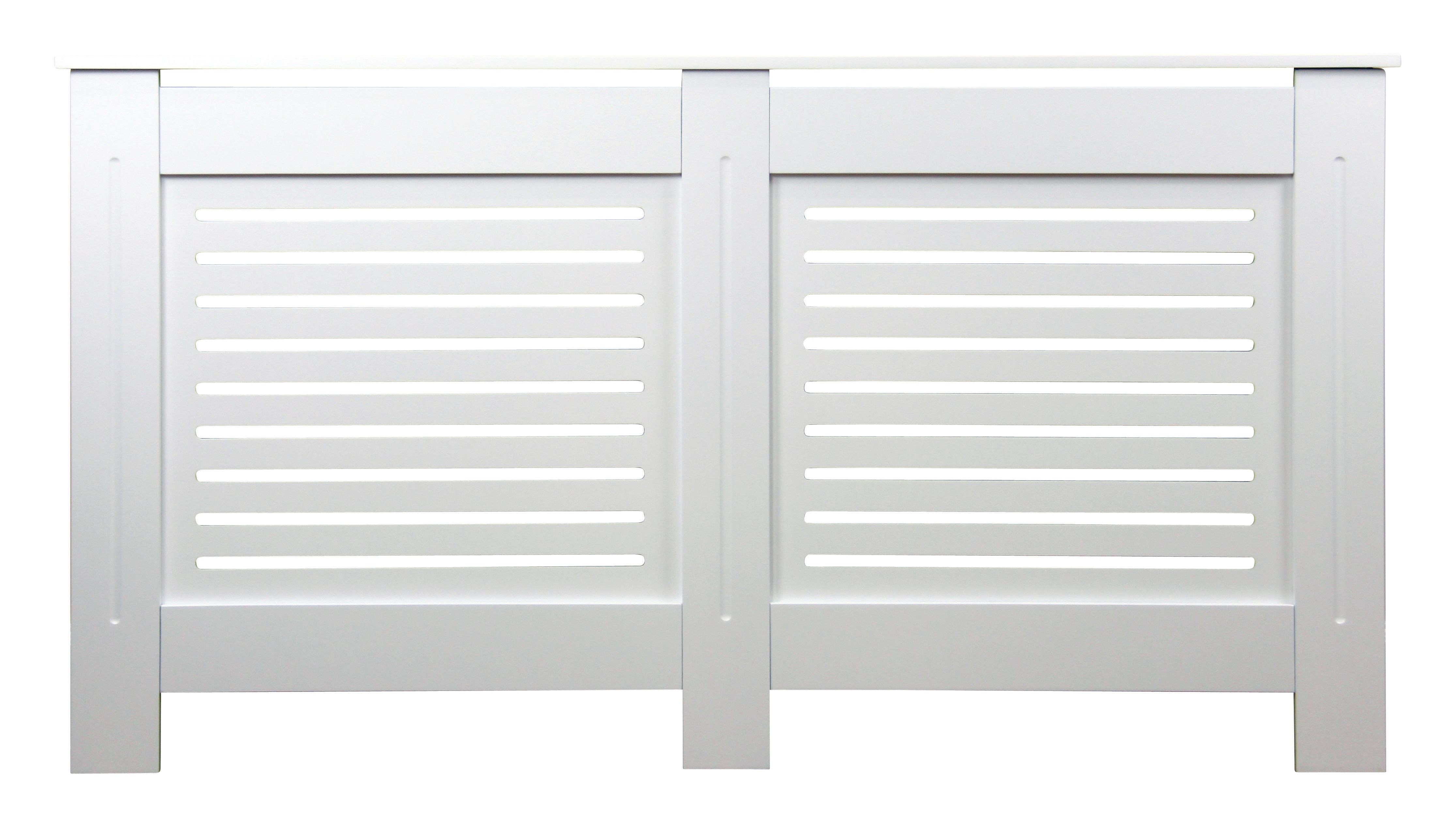 Image of Wickes Bellona Medium Radiator Cover White - 1520 mm