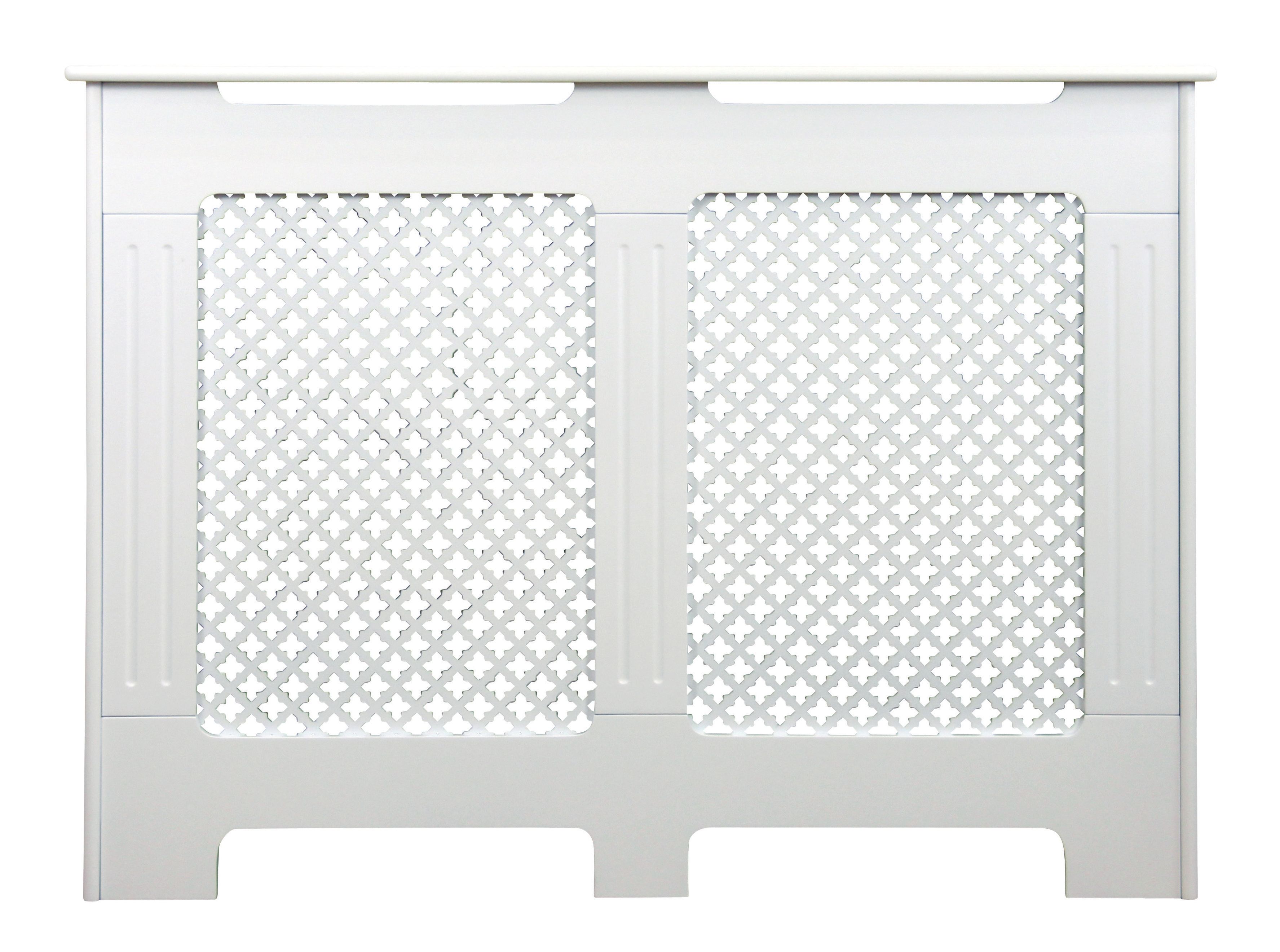 Image of Wickes Derwent Small Radiator Cover White - 1110 mm