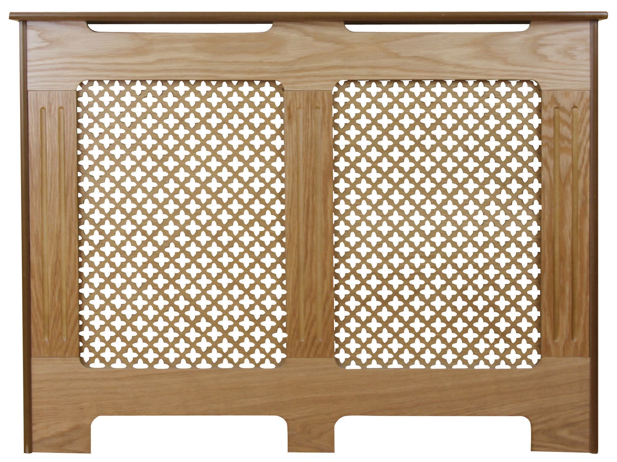 Image of Wickes Derwent Small Radiator Cover Oak - 1110 mm