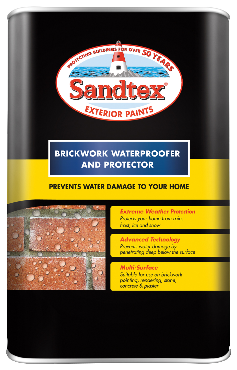 Image of Sandtex Brickwork Waterproofer & Protector - Clear - 5L