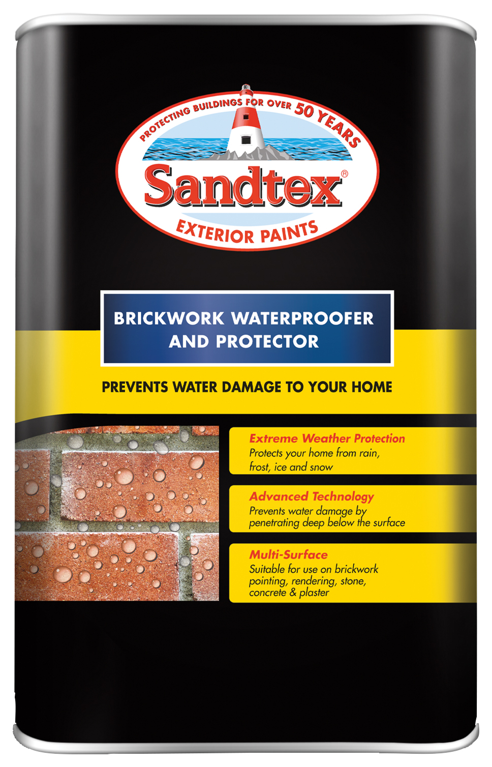 Sandtex Brickwork Waterproofer & Protector - Clear - 5L