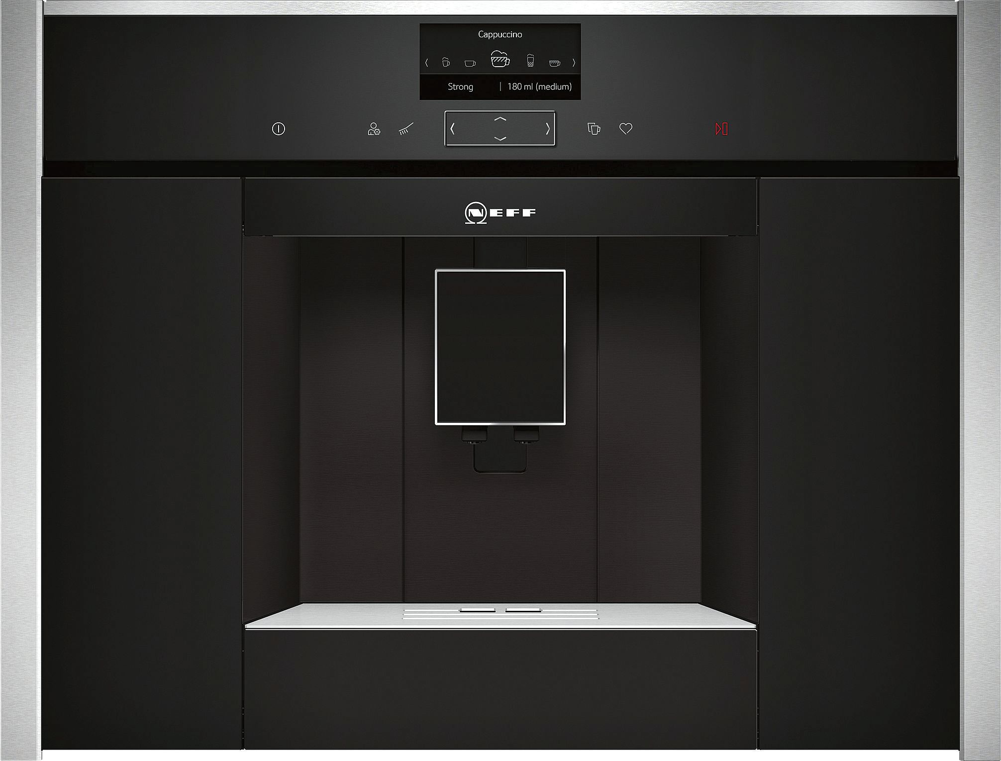 Image of NEFF C17KS61H0 N90 Built-In Fully Coffee Machine - Black