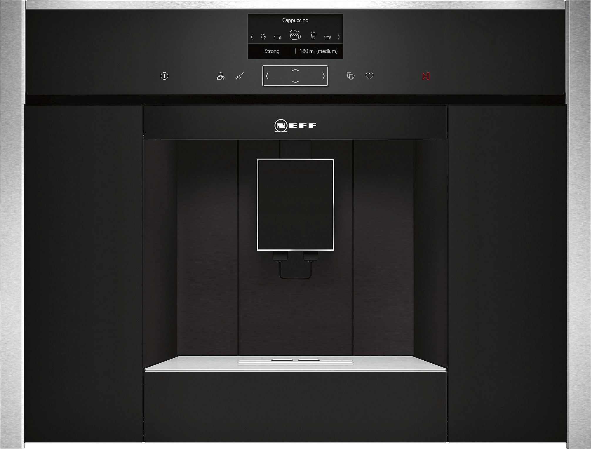 NEFF C17KS61H0 N90 Built-In Fully Coffee Machine - Black