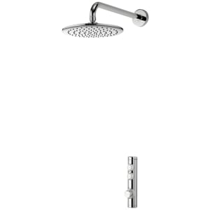 Aqualisa iSystem High Pressure Concealed Digital Shower with Fixed Wall Head - Combi