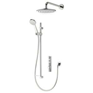 Aqualisa iSystem Gravity Pumped Adjustable Concealed Digital Divert Shower with Wall Head