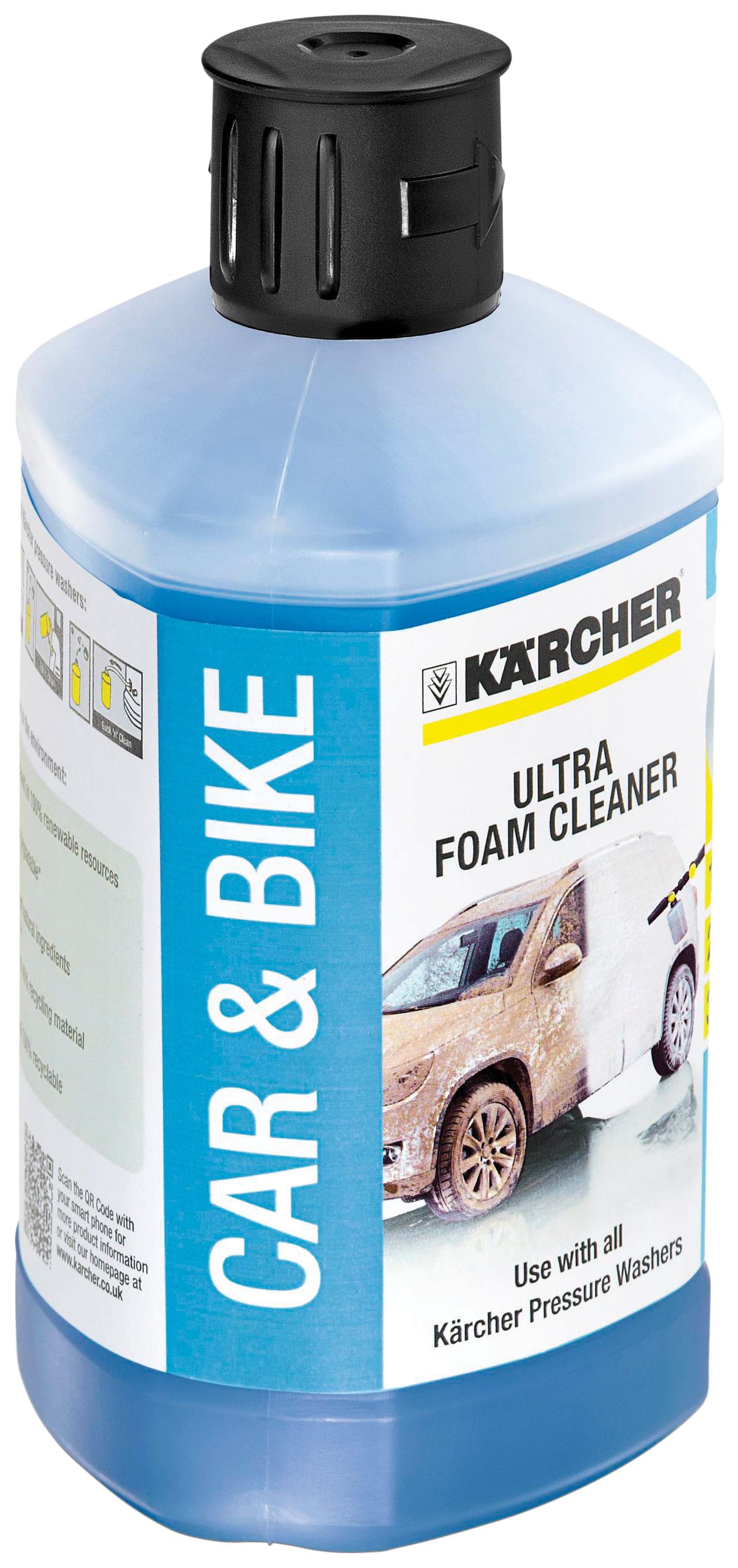 Karcher 1l 3-in-1 Car Shampoo Plug And Clean Pressure Washer Detergent