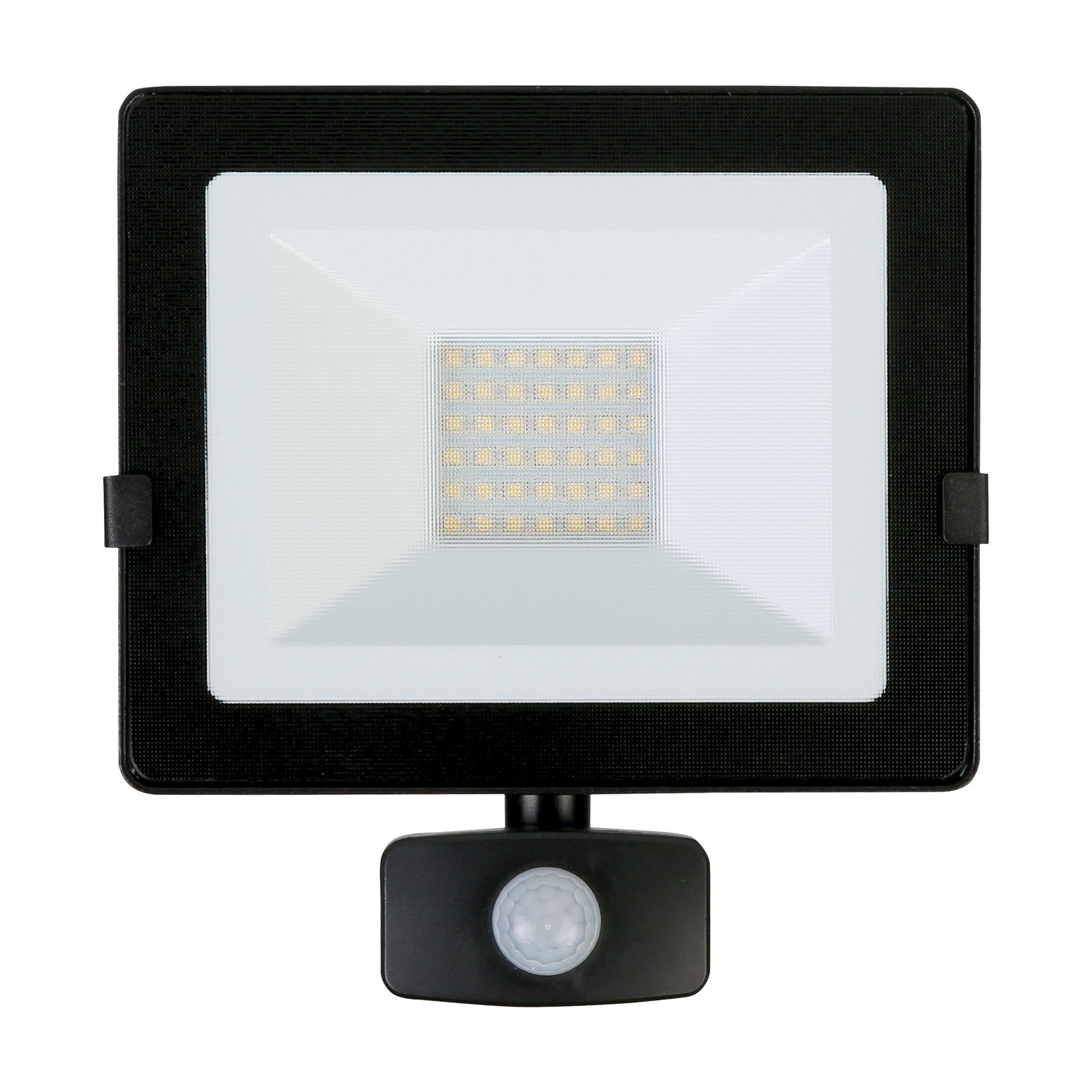 Image of Luceco PIR Black 2400LM IP65 LED Flood Light - 30W