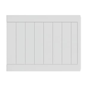Wickes Tongue & Groove Effect Reinforced End Bath Panel - 690 x 500mm