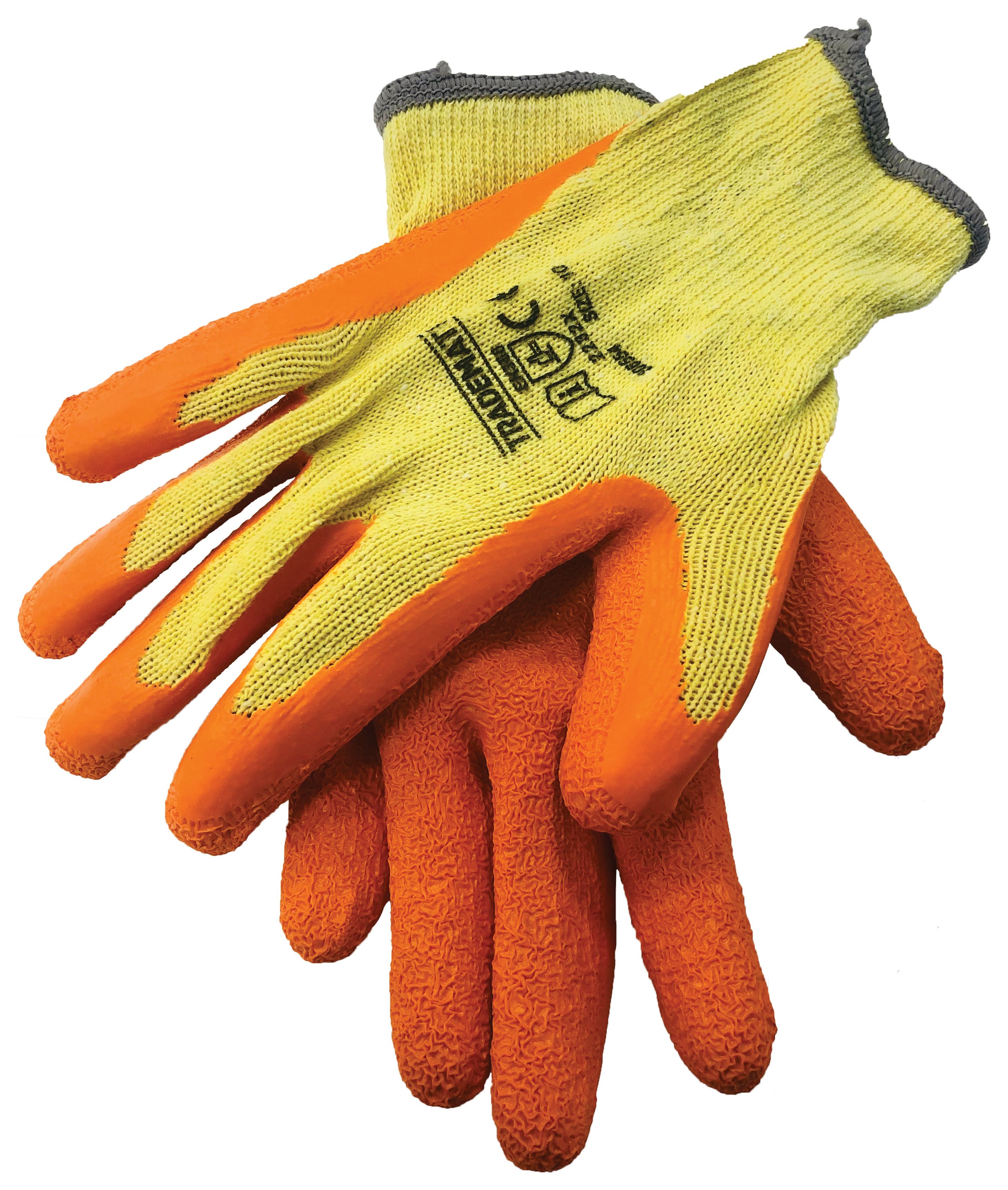 Trademate Builders Grippa Latex Coated Gloves - Size 10 XL