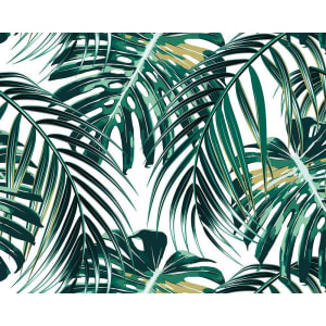 ohpopsi Tropical Palm Leaves Wall Mural