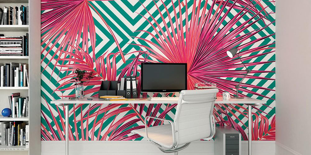 Abstract and geometric murals
