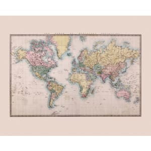 ohpopsi Historic World Map Wall Mural