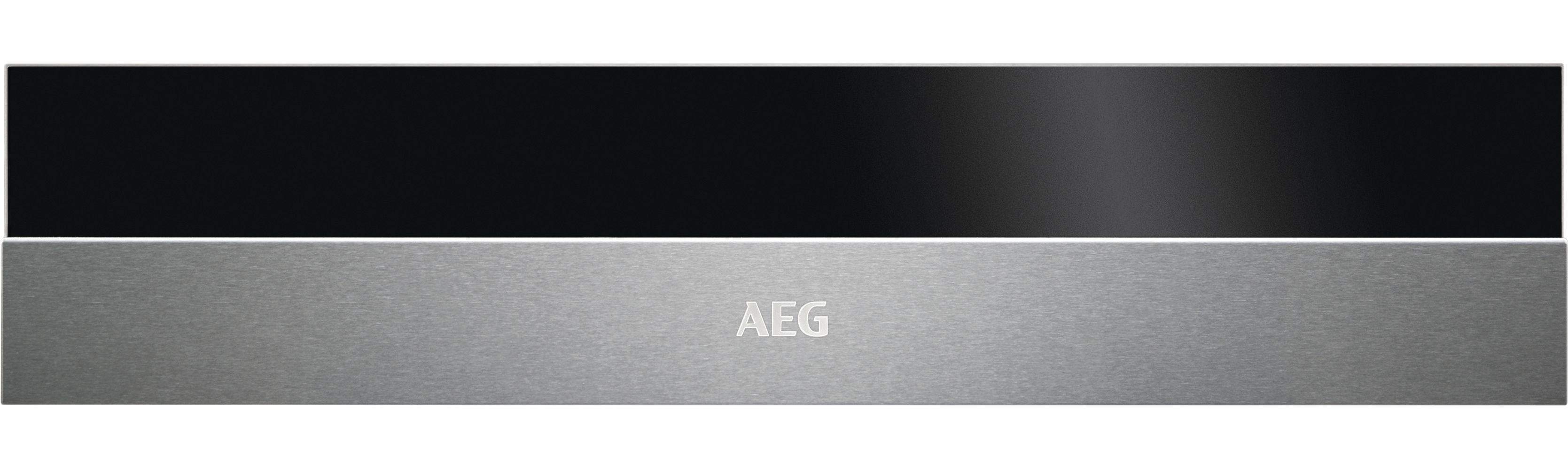 Image of AEG KDK911424M 14cm Warming Drawer - Black & Stainless Steel