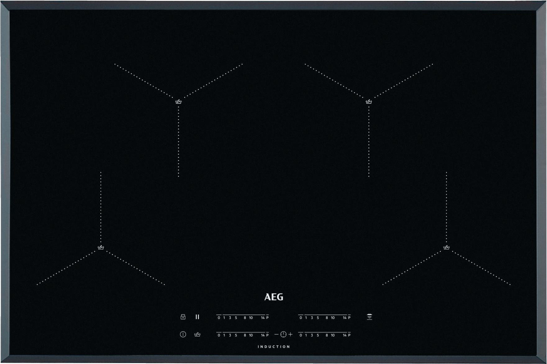 AEG AE84411FB Induction Hob with SenseBoil - 80cm