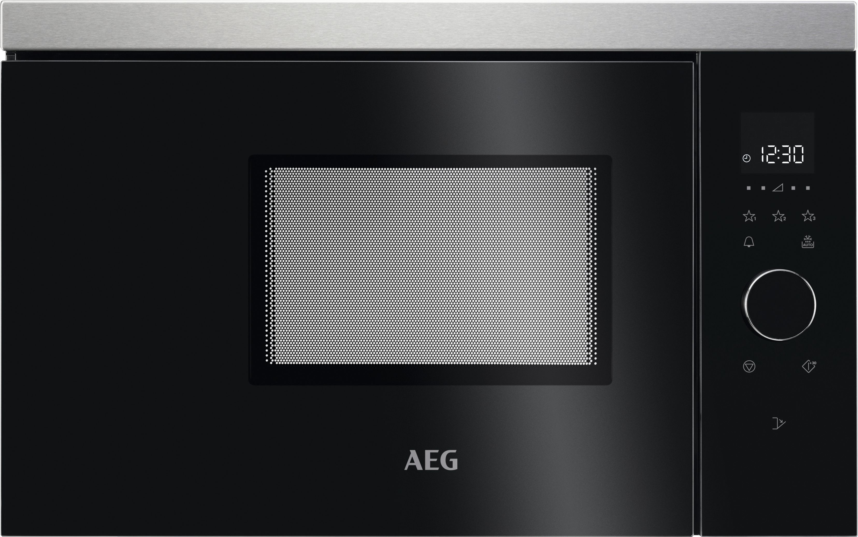 AEG MBB1756SEM 17L Built-In Microwave - Black & Stainless Steel