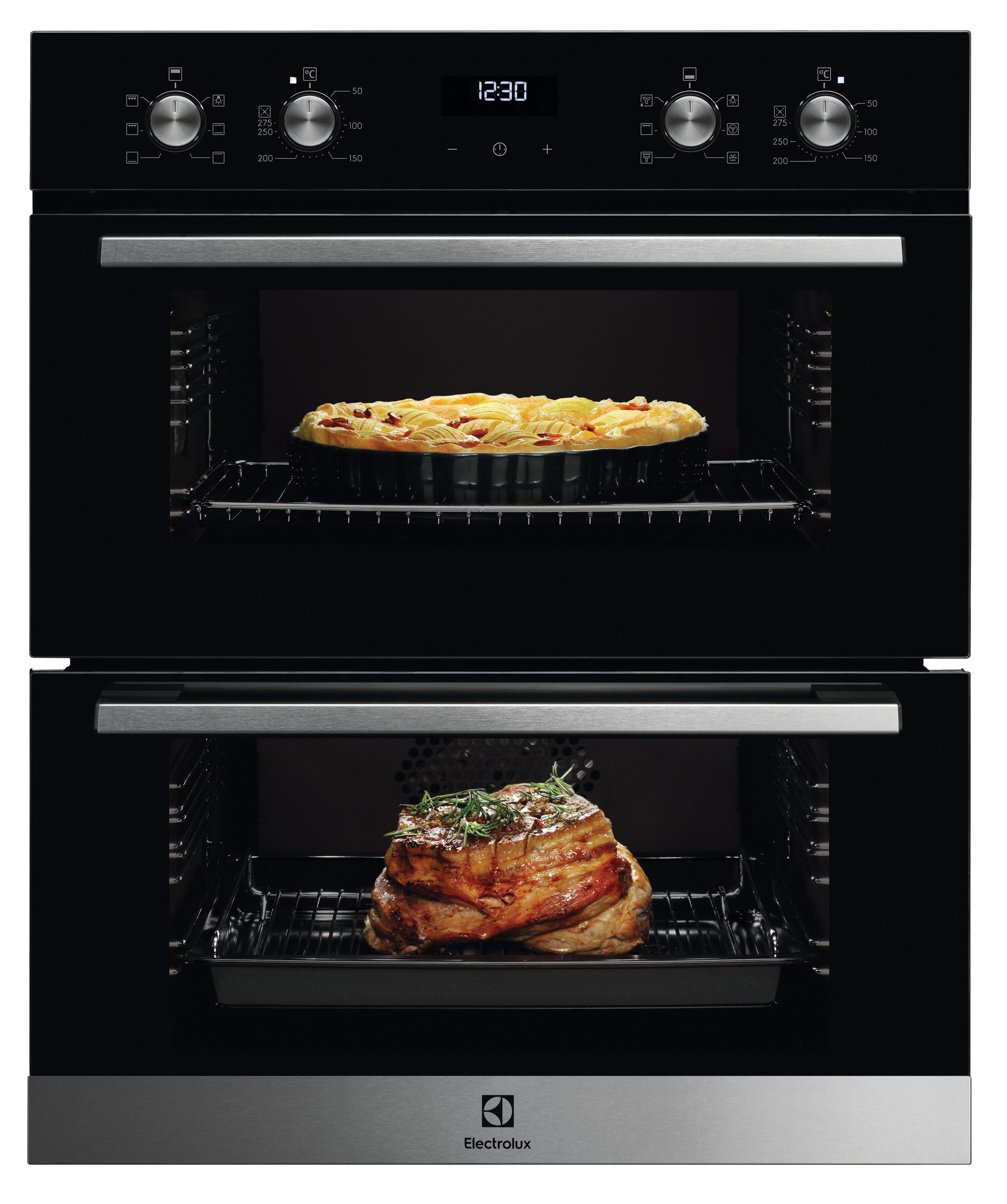 Image of Electrolux EDFDC46UX Built-Under Double Oven - Black