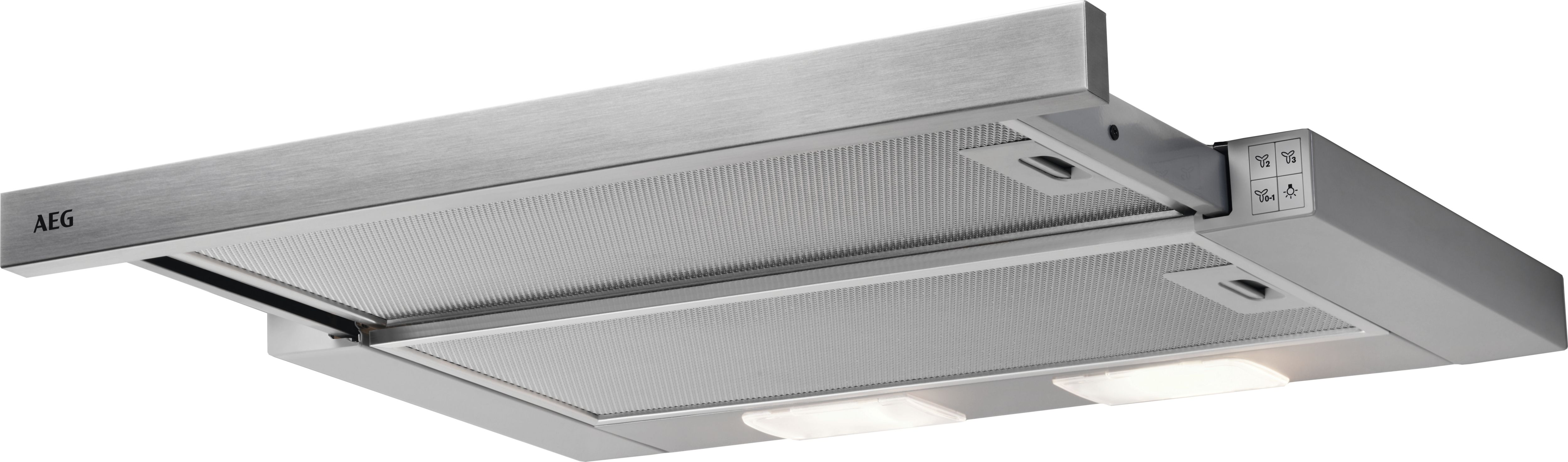 AEG DPB3632S 60cm Pull-Out Hood - Stainless Steel