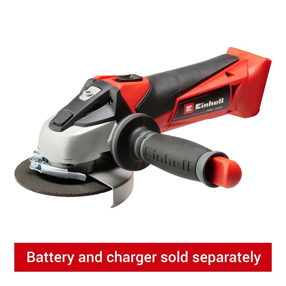 Einhell Power X-Change 18V TE-AG 18 Li Angle Grinder - Bare