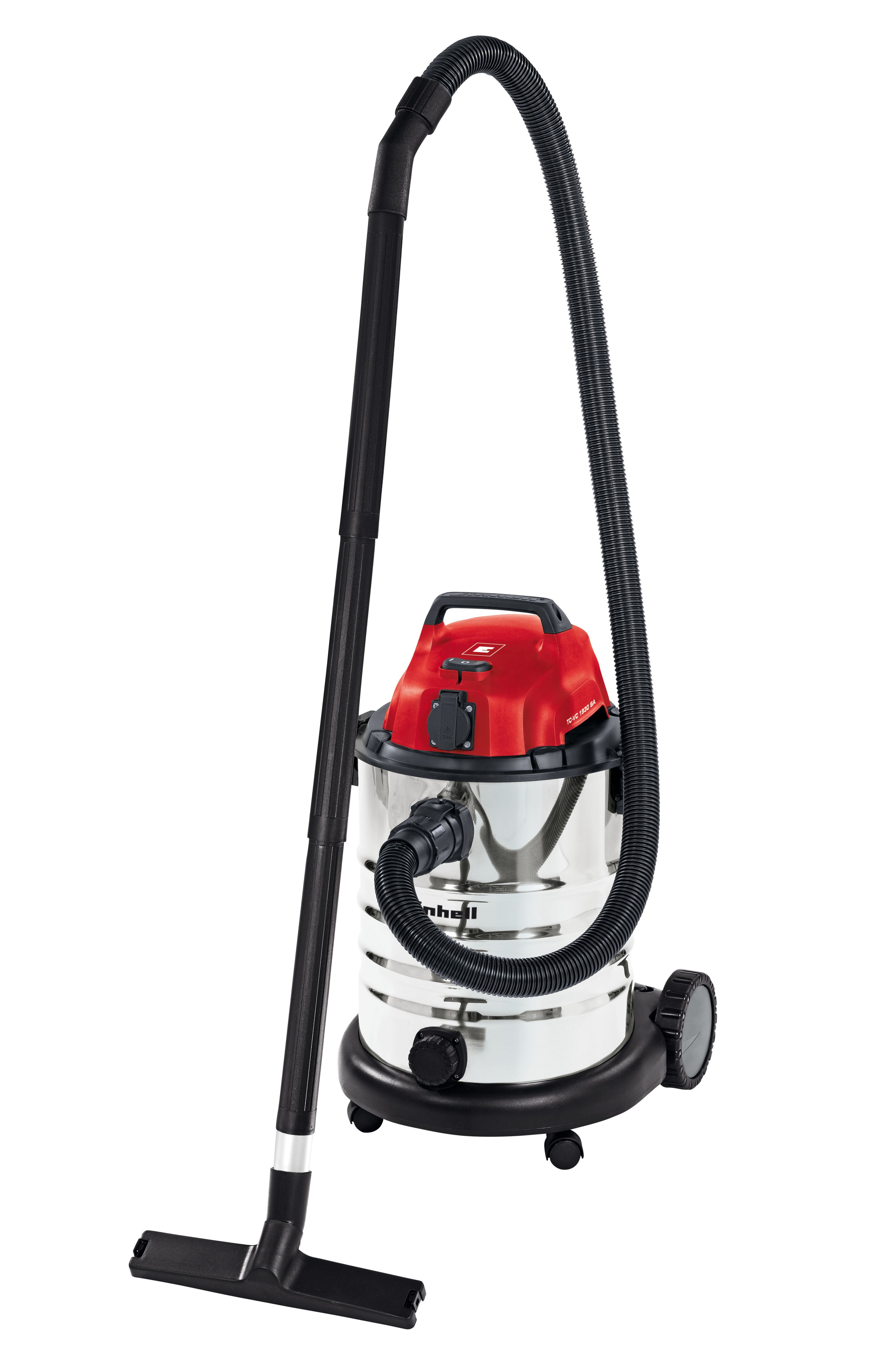 Image of Einhell TE-VC 1930 SA 30L Stainless Steel Wet & Dry Vac with Power Take Off - 1500W
