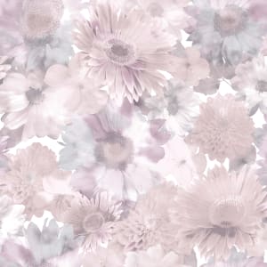 Image of Superfresco Easy Pink Summer Garden Wallpaper - 10m