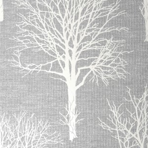 Boutique Landscape Dove Grey Wallpaper - 10m