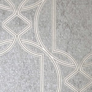 Boutique Deco Geometric Taupe Wallpaper - 10m