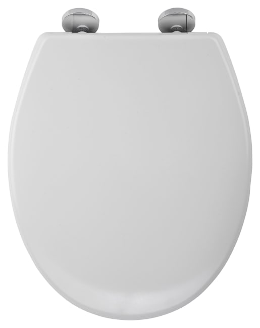 Croydex Flexi-Fix™ Constance Toilet Seat - White
