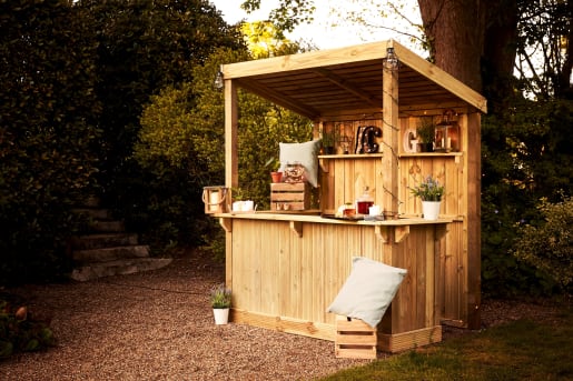 Wickes Build Your Own Garden Bar Co Uk - Diy Tiki Hut Kits