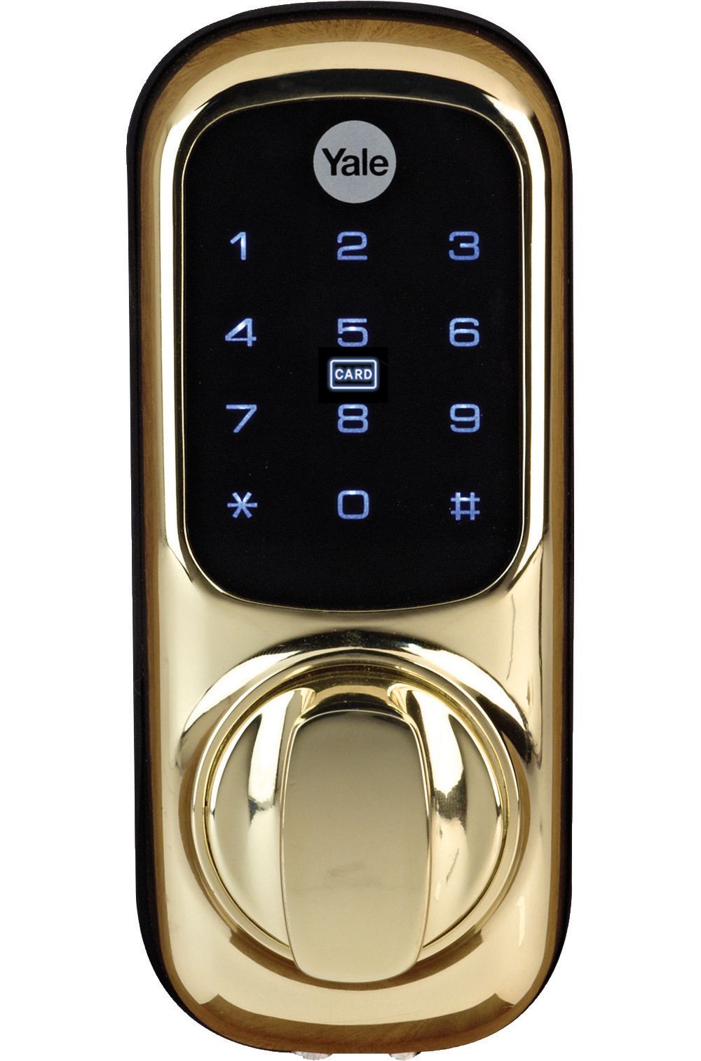 Yale YD-01-CON-NOMOD-PB Smart Living Keyless Connected Ready Smart Door Lock - Polished Brass