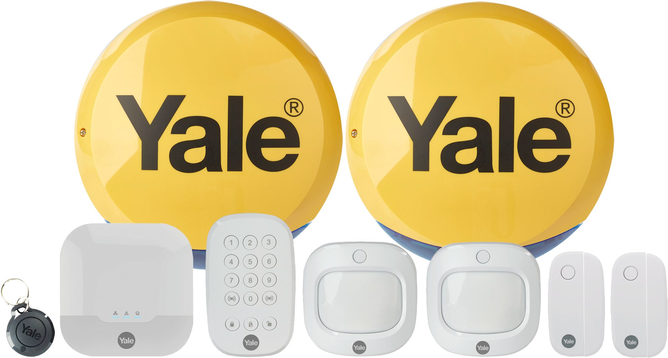 Yale IA-330 Sync Smart Home Security Alarm - Family Kit Plus