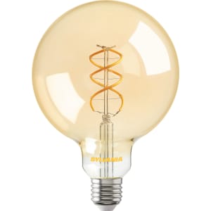 Sylvania LED Dimmable Golden Filament G120 E27 Light Bulb - 5.5W