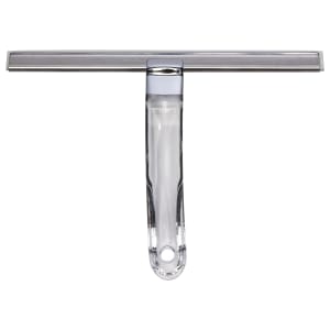 Croydex Clear Squeegee & Holder - Clear/Silver
