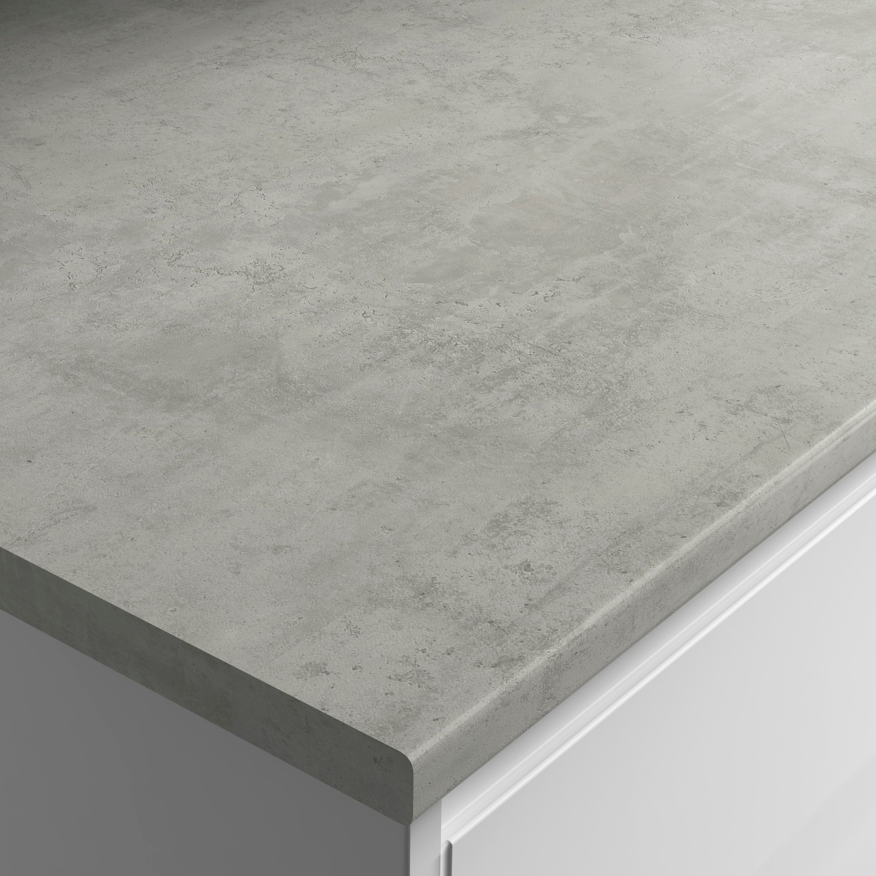 Wickes Laminate Cloudy Cement Worktop - 600 x 28 x 3000mm